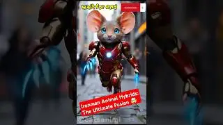 HybirdShortse✅ Ironman Animal Hybrids: The Ultimate Fusion #shorts #shortsvideo #youtubeshorts