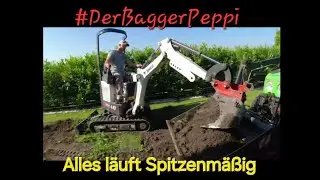 Alles läuft Sitzenmäßig 💪/ DerBaggerPeppi/mit Bobcat E10z/ &PK Hausbetreuung