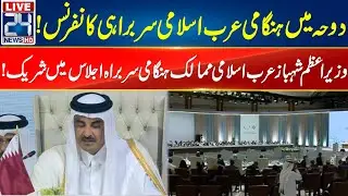 Israel Qatar Tension - OIC Session In Doha - PM Shehbaz Participates In Arab-Islamic Summit