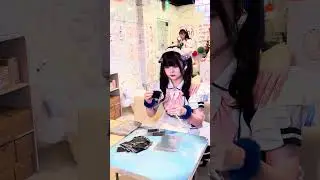 これはビビるてw w w #ドッキリ #めいどりーみん #メイドカフェ #maidreamin #maid #akihabara