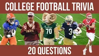 College Football Trivia Challenge | 20 Questions to Kick Off the Season!