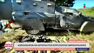 Aseguran 98 explosivos en Concordia, Sinaloa | DPC con Paola Rojas