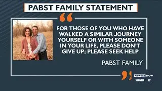 Pabst family releases statement after tragic event