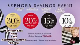 SEPHORA SALE HAUL & MY RECOMMENDATIONS #sephorasale #sephorahaul
