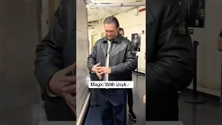 Magic outside the ring 😏 #usyk