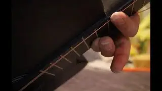 Lowering the Action on a Lankro 38&rdquo; Acoustic Guitar from Amazon &ndash; Easy Saddle Sanding DIY