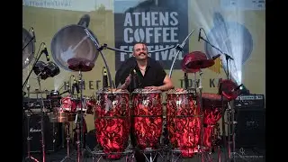 Eren Percussion - Live At Athens Coffee Festival - From Coffee To Beats!