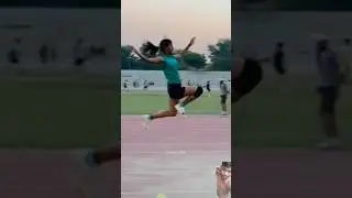 8 steps Long Jump😍🤗#runninglife #runninggirl #shivanijumper #runningtips #recordattempt #runninguk