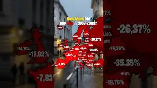 How much did GDP fall in 2008-2009 | #gdp #mapping #europe #country #2008 .