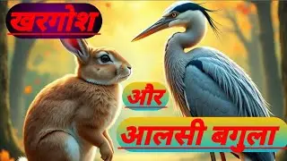 🐇 खरगोश और आलसी बगुला 🦩 || The Rabbit and the Lazy Heron #motivational #inspirational #story