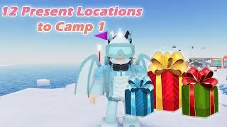 Expedition Antarctica 2025 Christmas Event 12 Present Locations to CAMP 1