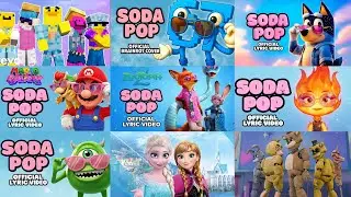 🥤🎵 Guess SODA POP! | Minecraft 🕹️ Frozen ❄️ Roblox 🐶 | KPOP DEMON HUNTERS! 👑🎧 | Part 11