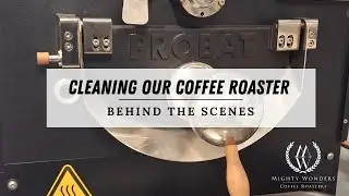 [Behind the Scenes] How we clean our coffee roaster, a Probat P5.