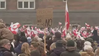 Copenhagen demo in support of Greenland as Trump seeks control of island