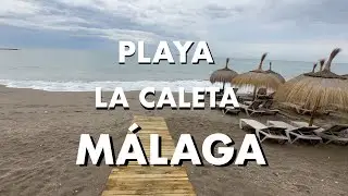 Relaxing walk in Playa de la Caleta (Málaga)