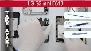 How to disassemble 📱 LG G2 mini D618, Take Apart, Tutorial