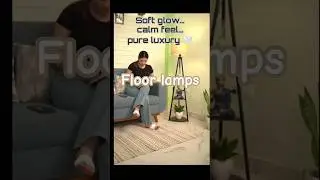 Floor Lamp for Indian Homes 🛋️ Cozy Lighting Idea Living Room Floor Lamp Warm & Soft Lighting #lamps