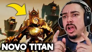 UM NOVO TITAN APARECEU COM PODERES TEMPORAIS!! (REACT MULTIVERSE SKIBIDI - DOM STUDIO)