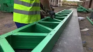 Supraetajare structura metalica cu pereți despărțitori din beton celular ușor