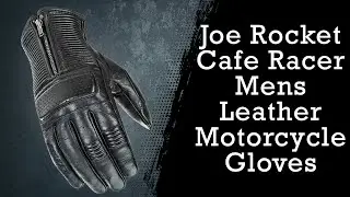 Joe Rocket Cafe Racer Mens Leather Motorcycle Gloves