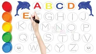 Abc Dotted Tracing, English Alphabet Writing, Preschool learning #abc #alphabets #kidschohantv 286