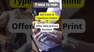 💡Idea 74/1001: Sell Fonts and Make $1,500+ Per Month