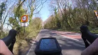Cycling: Trimsaran Hill Ascent 0.8 Miles 9% Average