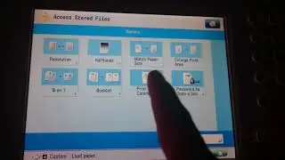 Ngeprint / nyetak / ngopy data dari flashdisk ke mesin canon ir advance 6075 / ira 6075 / ira6075
