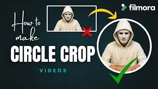 How to Make Circle Crop Videos in Filmora | Circle Mask Effect Tutorial (Step by Step) Tech Se Grow