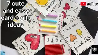 Easy and cute card ideas | easy and cute drawing | birthday card | velentine day card |greeting card