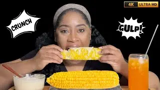 ASMR MUKBANG | CRUNCHY CORN & CHEESY PARMESAN  SAUCE | SODA GULPING & LOUD SWALLOWING NO TALKING