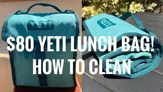 How to Clean YETI Day Trip Lunch Bag Box Review