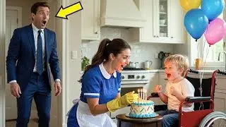 El Millonario Descubrió lo que la Niñera Hacía con su Hijo… y Lloró 😢