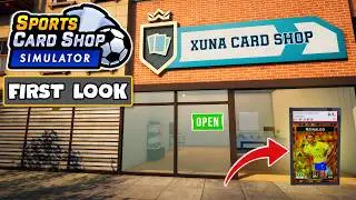 I Opened up My Own Sports Card Shop! | Sports Card Shop Simulator | First Look