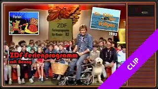 ZDF-Ferienprogramm 1983: Benny begrüßt und sagt 