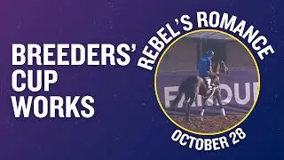 REBEL'S ROMANCE GALLOPS at Del Mar - October 28th