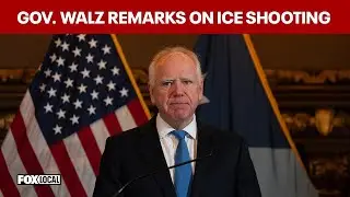 Minnesota Governor Walz gives remarks on deadly shooting involving ICE agent in Minneapolis