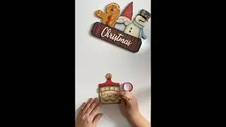 DIY: Passo a Passo R&aacute;pido Como Pintar um Papai Noel em MDF em Pintura Country para &Aacute;rvore de Natal