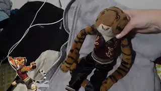 Sewing Custom Tigeress outfit on Plush
