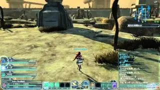 PSO2 プレオープン&beta;テスト 【プレOBT限定】砂漠任務 03 エリア2