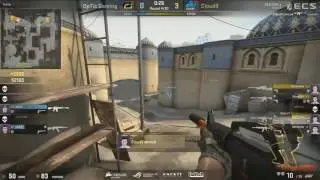 C9 Shroud Aims through wall toggle vs Optic at ECS S2 Finals 2016