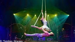Duo “Another Love” at circus Roncalli with new act “Art” created by Duo Turkeev