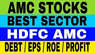 WHICH IS THE BEST PERFORMING AMC STOCKS IN INDIA? #finance #amc #nifty #nse #stock #stockmarket #bse