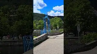 The Blue Danube River in Romania at Orșova