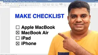 How To Make a Checklist In Word with Boxes