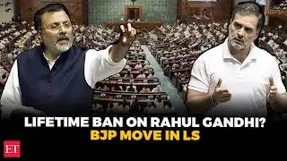 Substantive motion against Rahul Gandhi: Nishikant Dubey demands expulsion, lifetime election ban
