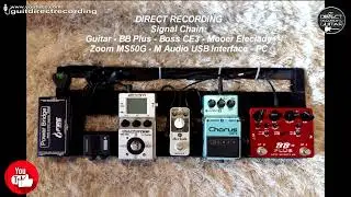 ZOOM MS50G on PEDALBOARD - BB Plus Overdrive: MS-50G Preamp and Cabinet Simulation