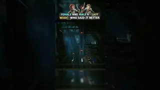 Сравнение мужской и женской озвучки V #cyberpunk2077 #shorts