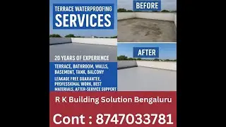 Terrace waterproofing services