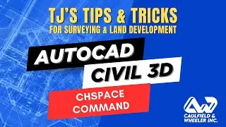 TJ's Tips & Tricks: CHANGE SPACE or CHSPACE command in Civil3D for Surveying & Land Development
